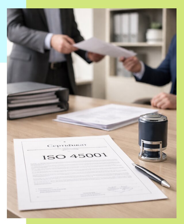Сертификат ISO 45001 в Борзе под ключ от 46355 р. | Сертэкс